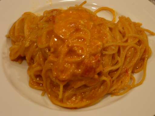 イタリア料理,アルポモドーロコンウオーボ